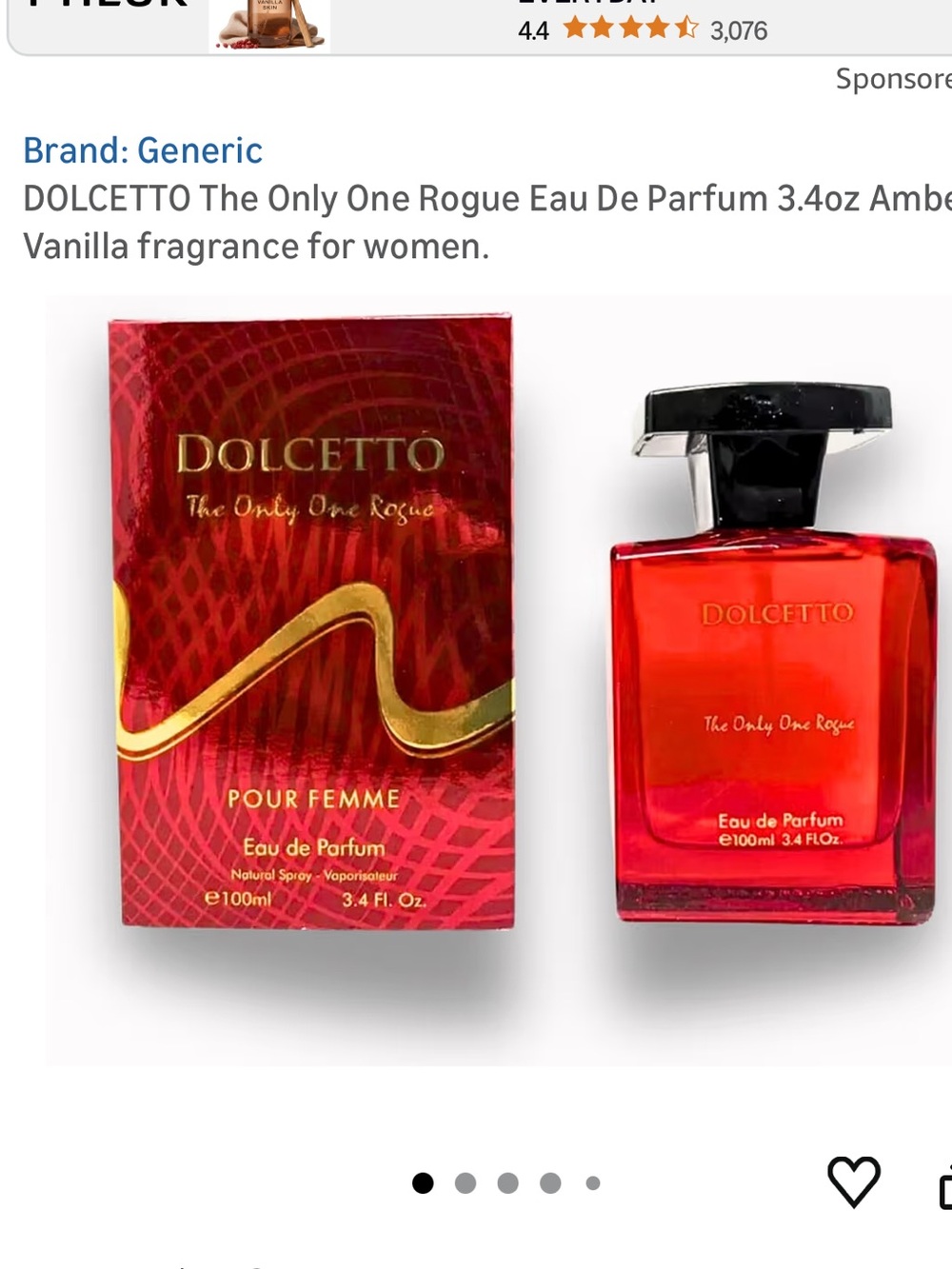 The Only One Rogue Eau de Parfum for Women - Red